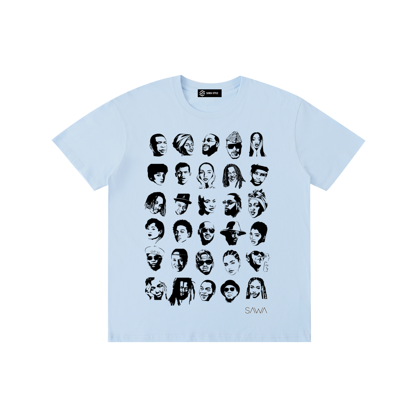 African Music Legends Portrait T-Shirt