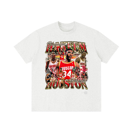 Hakeem Olajuwon Vintage Wash Distressed T-Shirt — Unisex