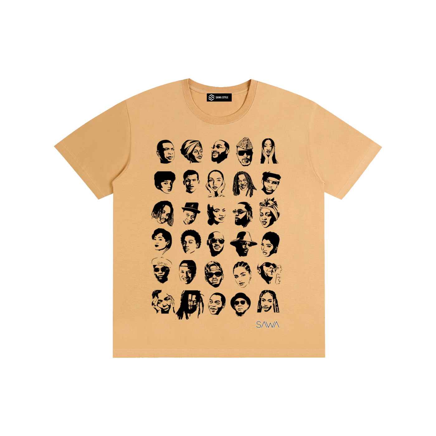 African Music Legends Portrait T-Shirt