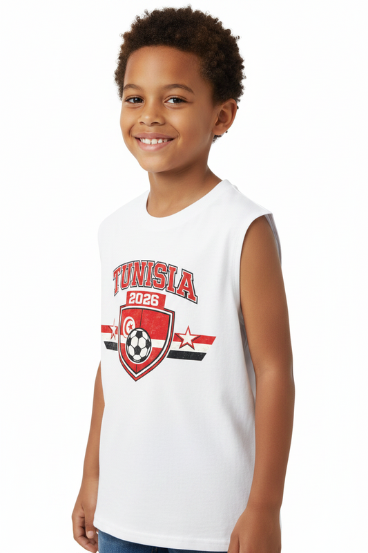 Tunisia World Cup 2026 Kids' Tank Top