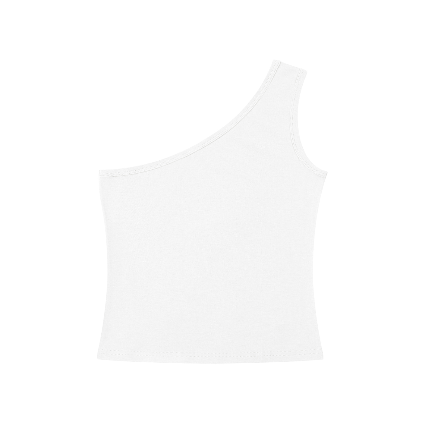 Senegal Flag One-Shoulder Crop Top