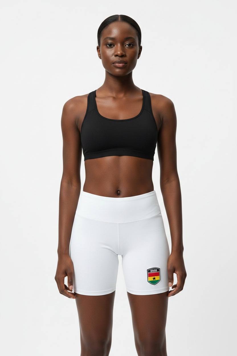 Women's High-Waisted Biker Shorts — Sporty Streetwear