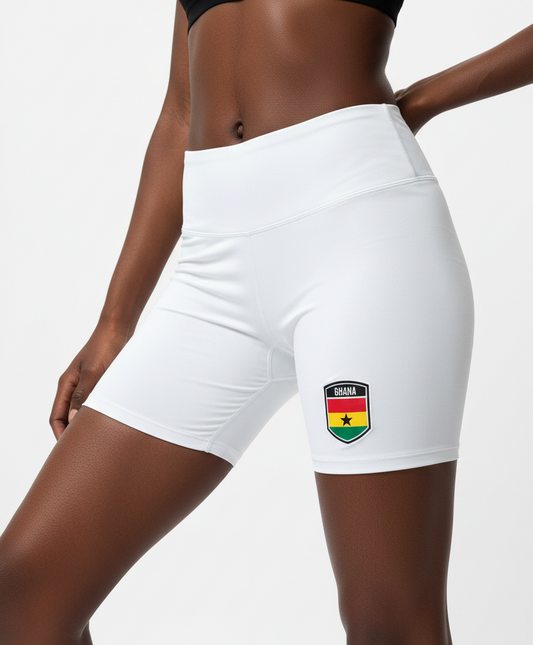 Women's High-Waisted Biker Shorts — Sporty Streetwear