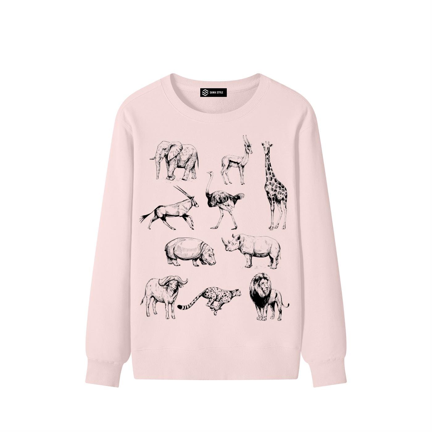 Africa Wild Animals Sweatshirt