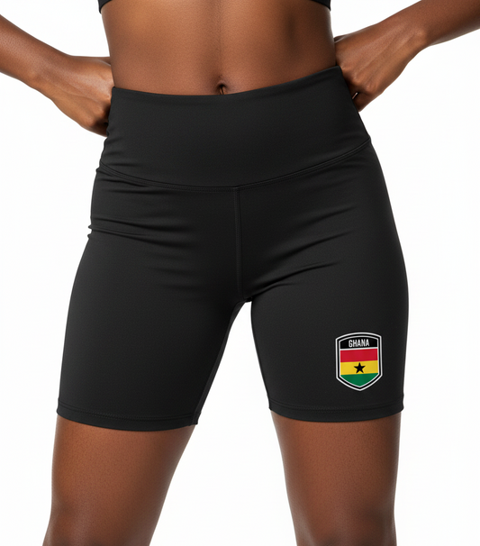 Women's High-Waisted Biker Shorts — Sporty Streetwear