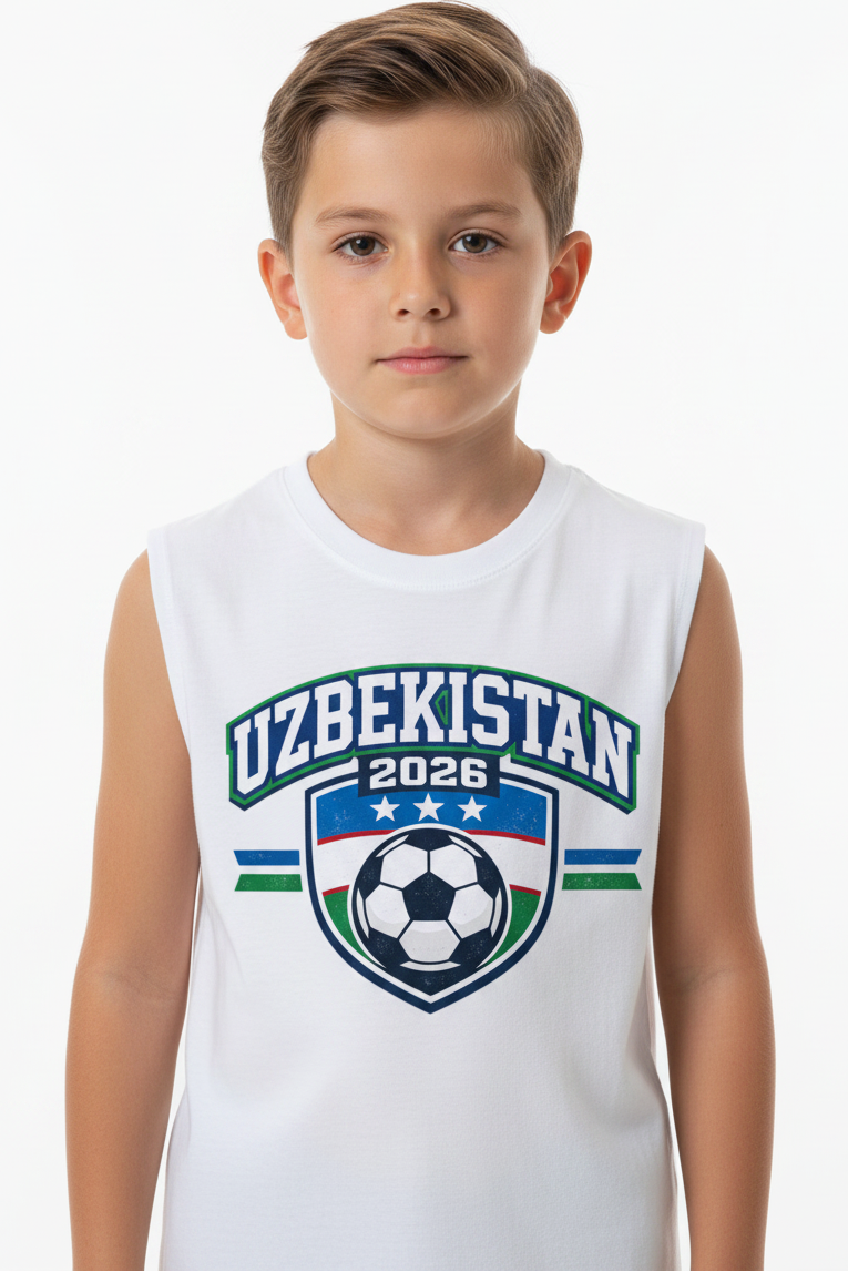 Uzbekistan World Cup 2026 Kids' Tank Top