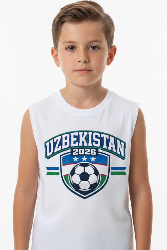 Uzbekistan World Cup 2026 Kids' Tank Top