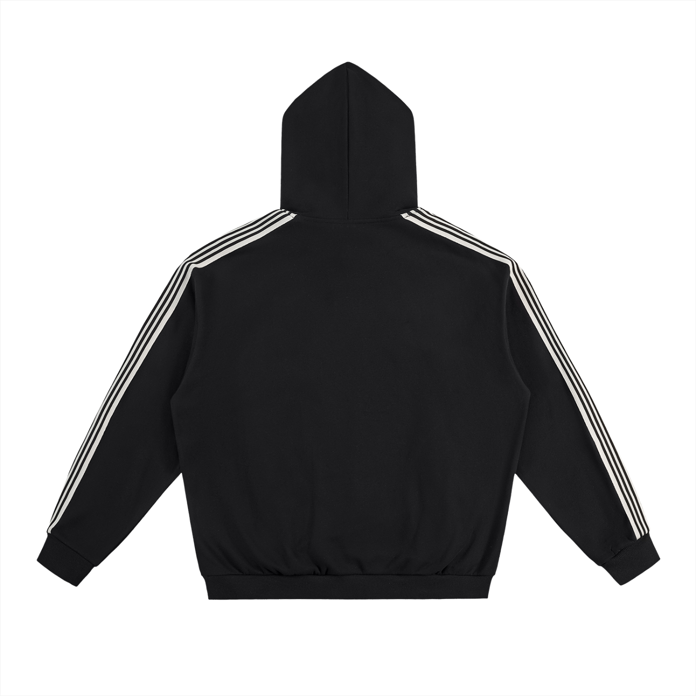Senegal Side Stripe Drop-Shoulder Hoodie – Unisex Oversized Fleece