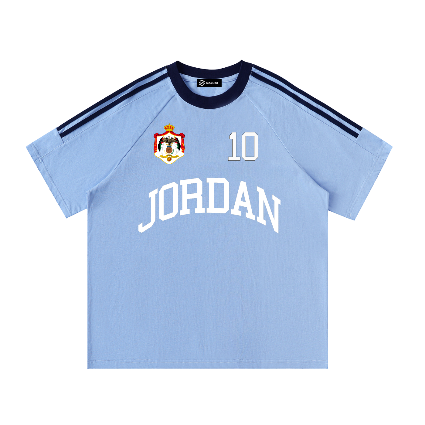Jordan Coat of arms Crewneck T-Shirt – Unisex 100% Cotton