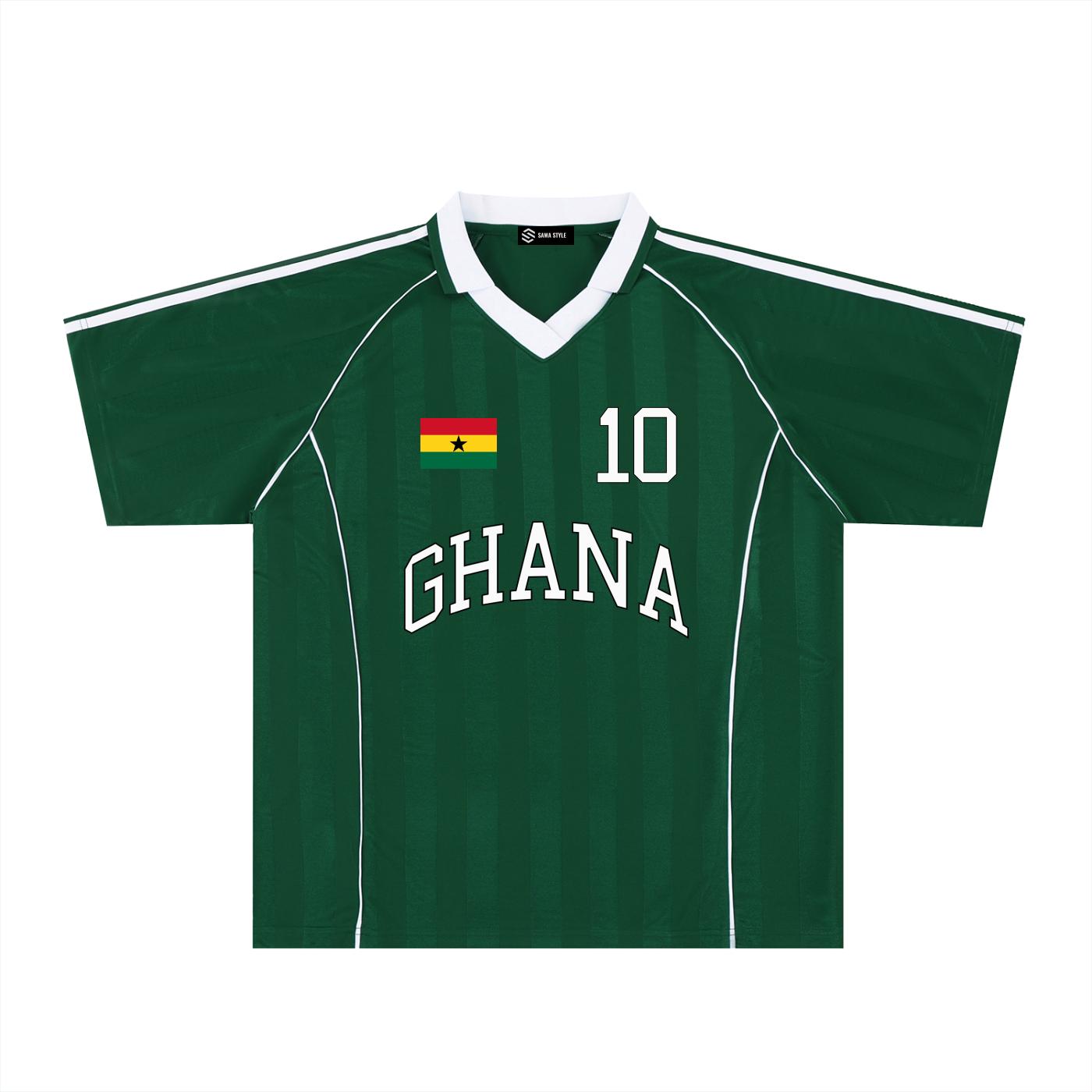 Ghana Black Stars Football Jersey – Personalized Name & Number