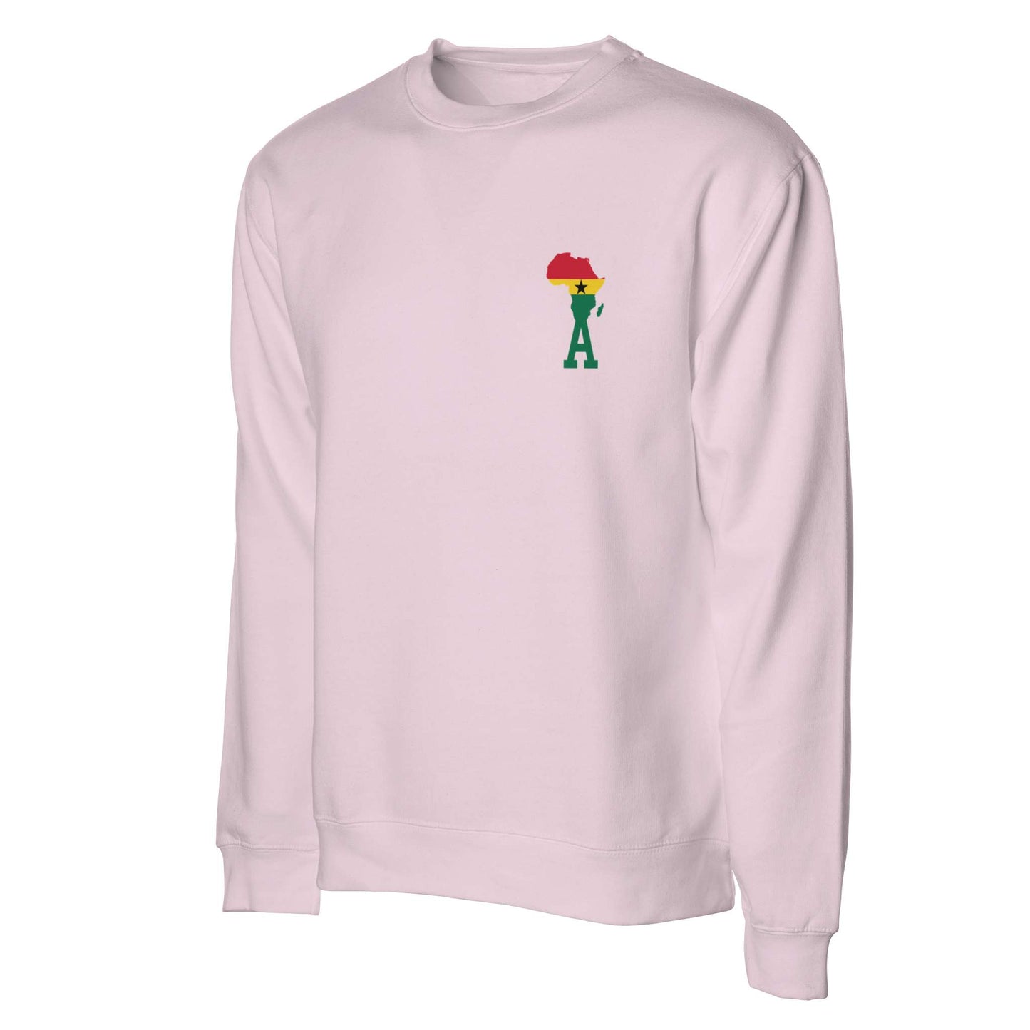 Ghana flag embroidery Independent Mid Weight Sweatshirt 