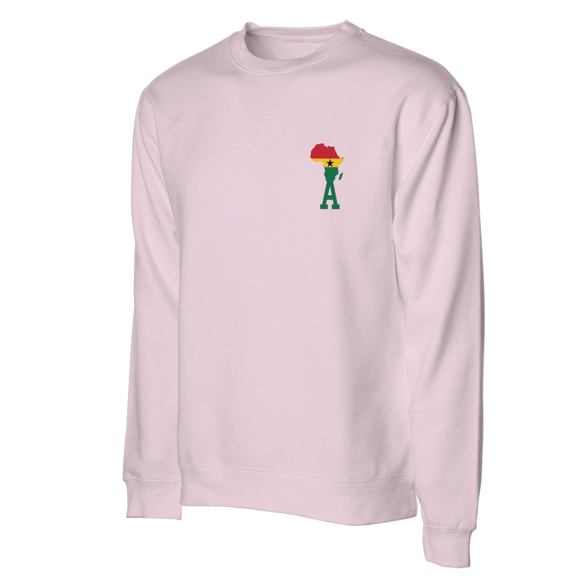 Ghana flag embroidery Independent Mid Weight Sweatshirt 