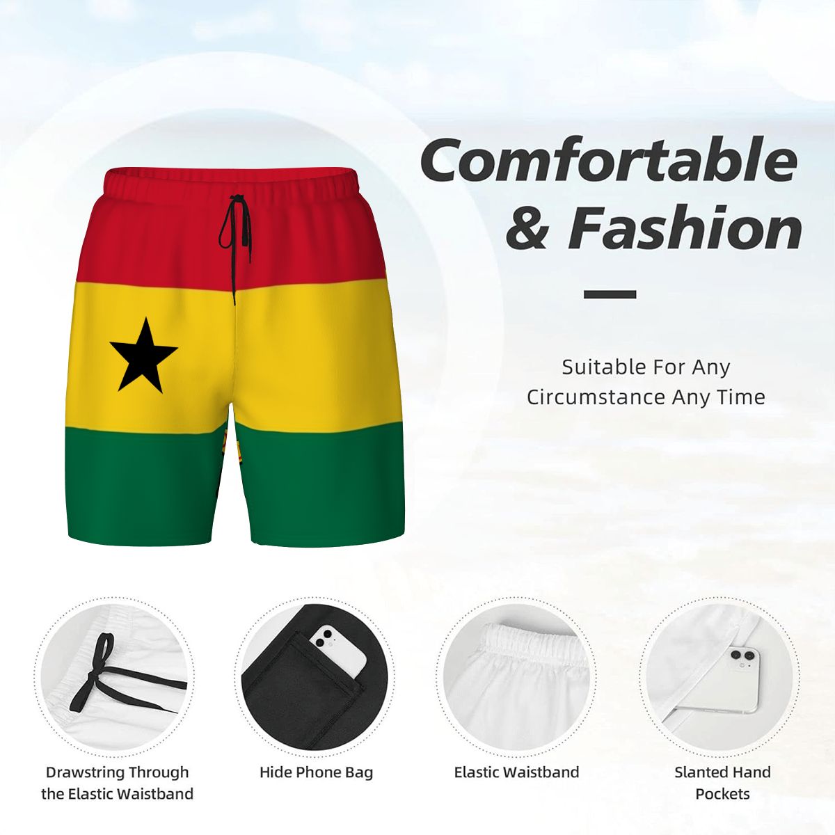 Ghana Men's Swim Shorts