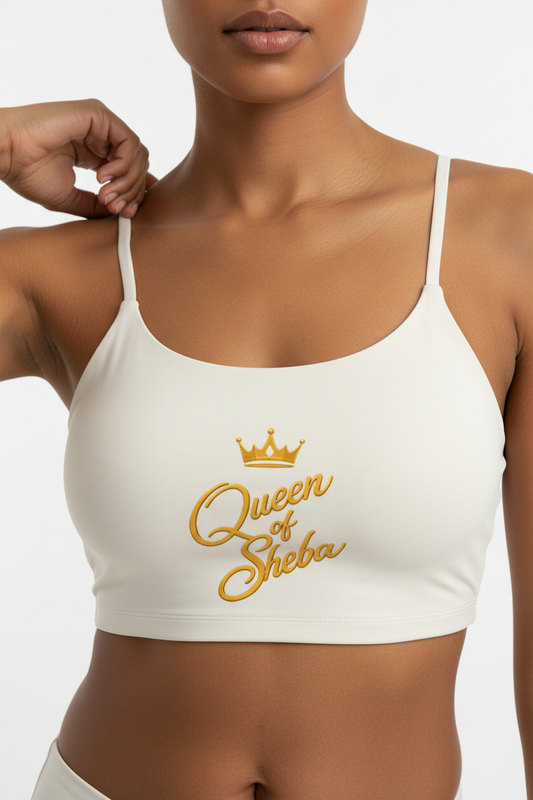 Queen of Sheba Spaghetti Strap Sports Bra