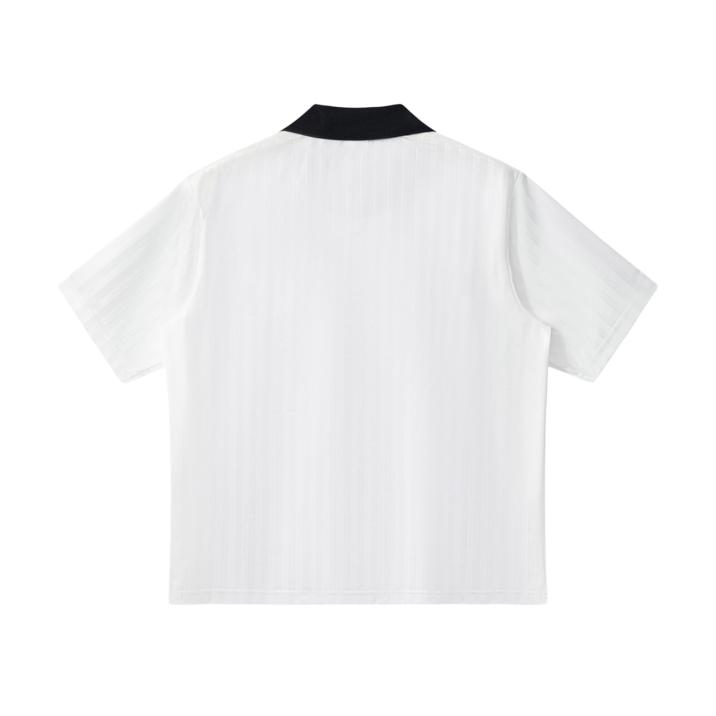 Ghana Contrast Collar Striped Soccer Jersey – Unisex Loose Fit | World Cup 2026