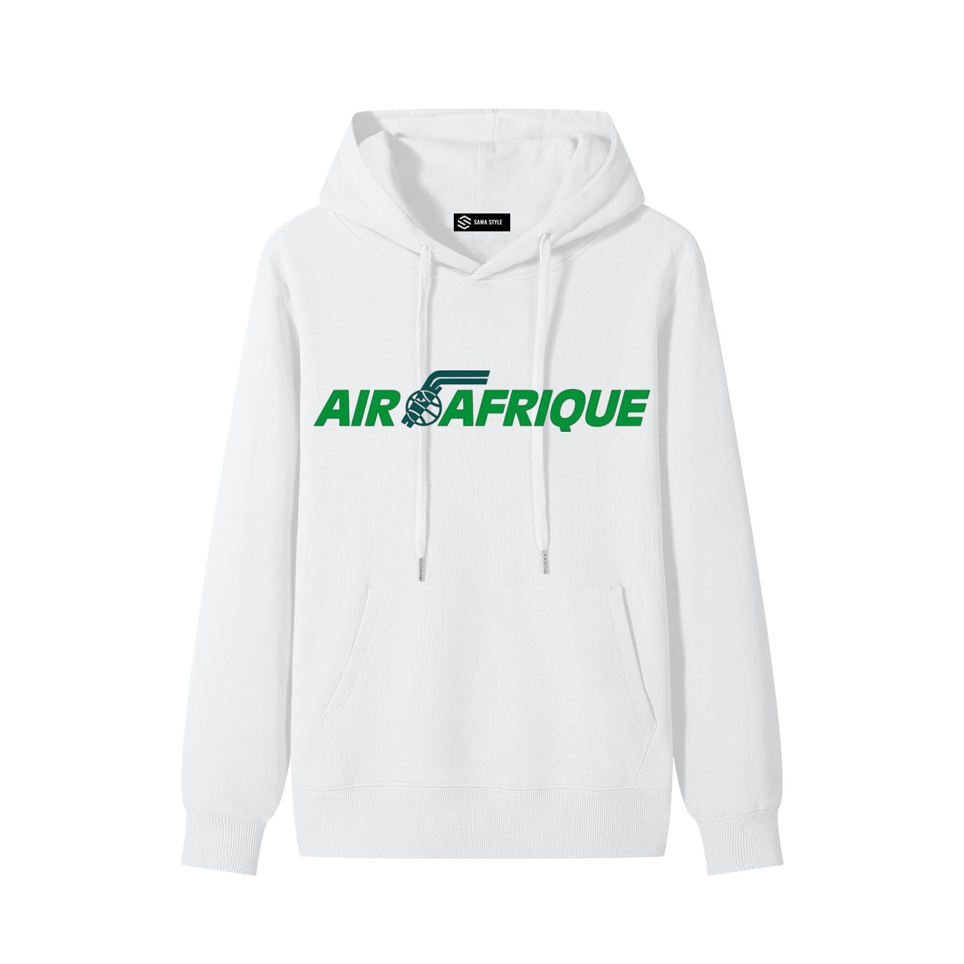 Air Afrique Airliner Hoodie – Vintage African Aviation Streetwear