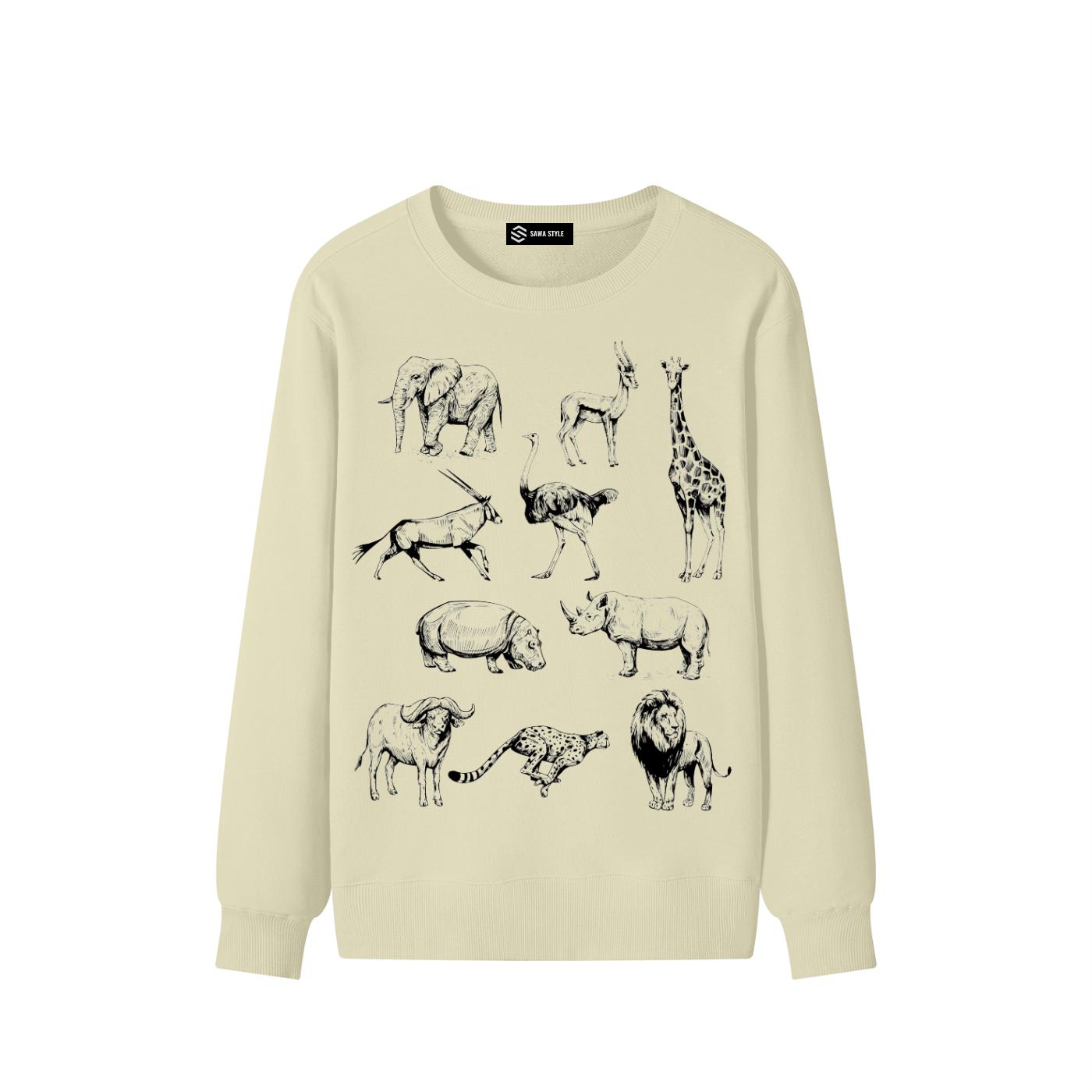 Africa Wild Animals Sweatshirt