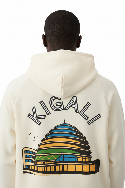 Rwanda Kigali Convention Zip Hoodie – Heavyweight Raglan Sleeve