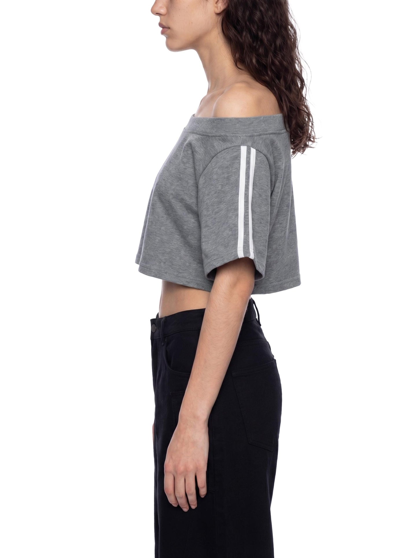Ivory Coast Women's Off-the-Shoulder Crop T-Shirt