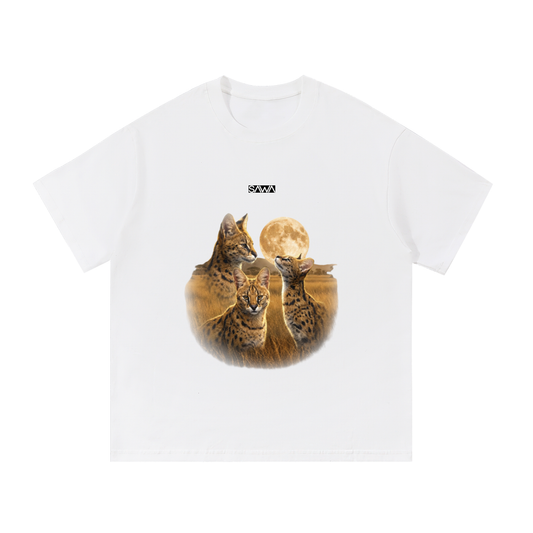 Serval Cat Wildlife Cotton Tee