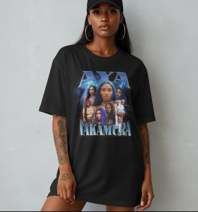 Aya Nakamura Oversized T-Shirt – French Artist Streetwear Fan Tee