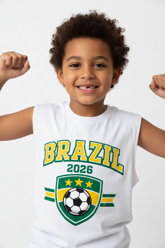 brasil World Cup 2026 Kids' Tank Top