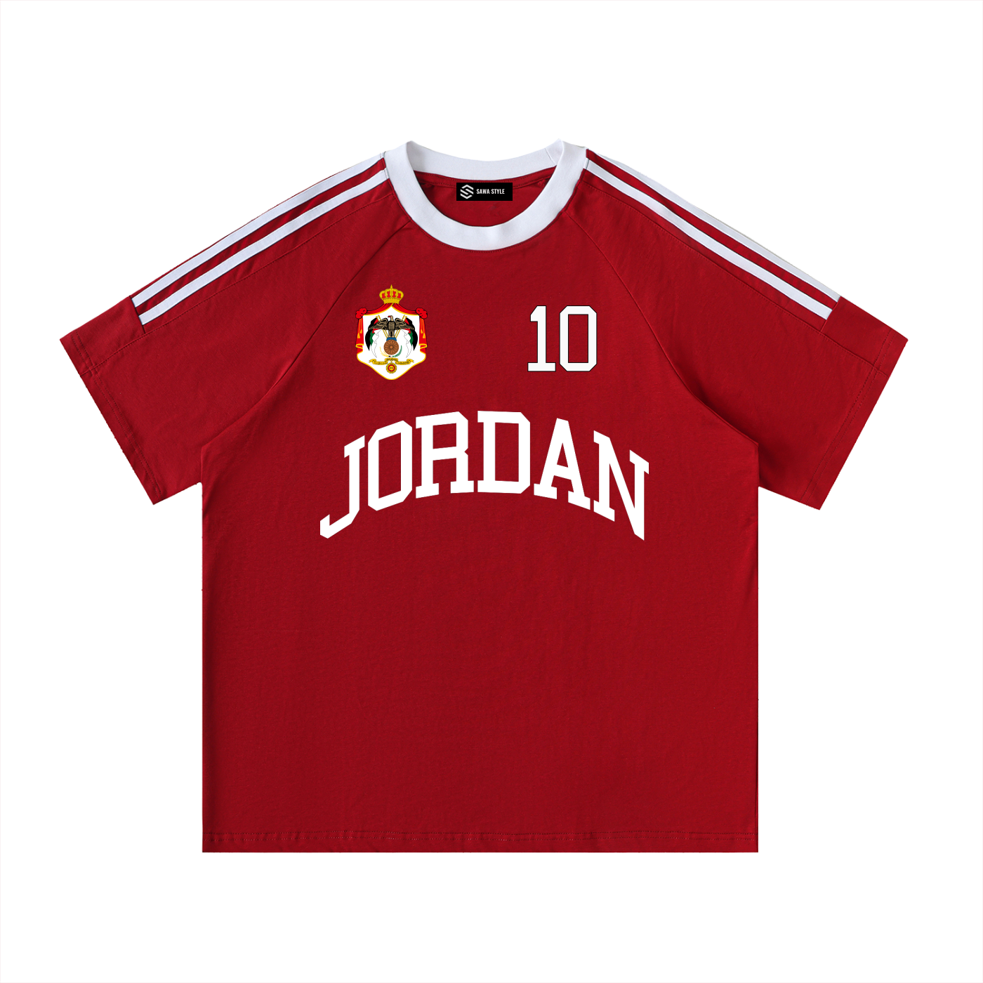 Jordan Coat of arms Crewneck T-Shirt – Unisex 100% Cotton