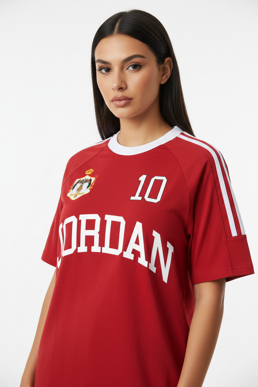 Jordan Coat of arms Crewneck T-Shirt – Unisex 100% Cotton