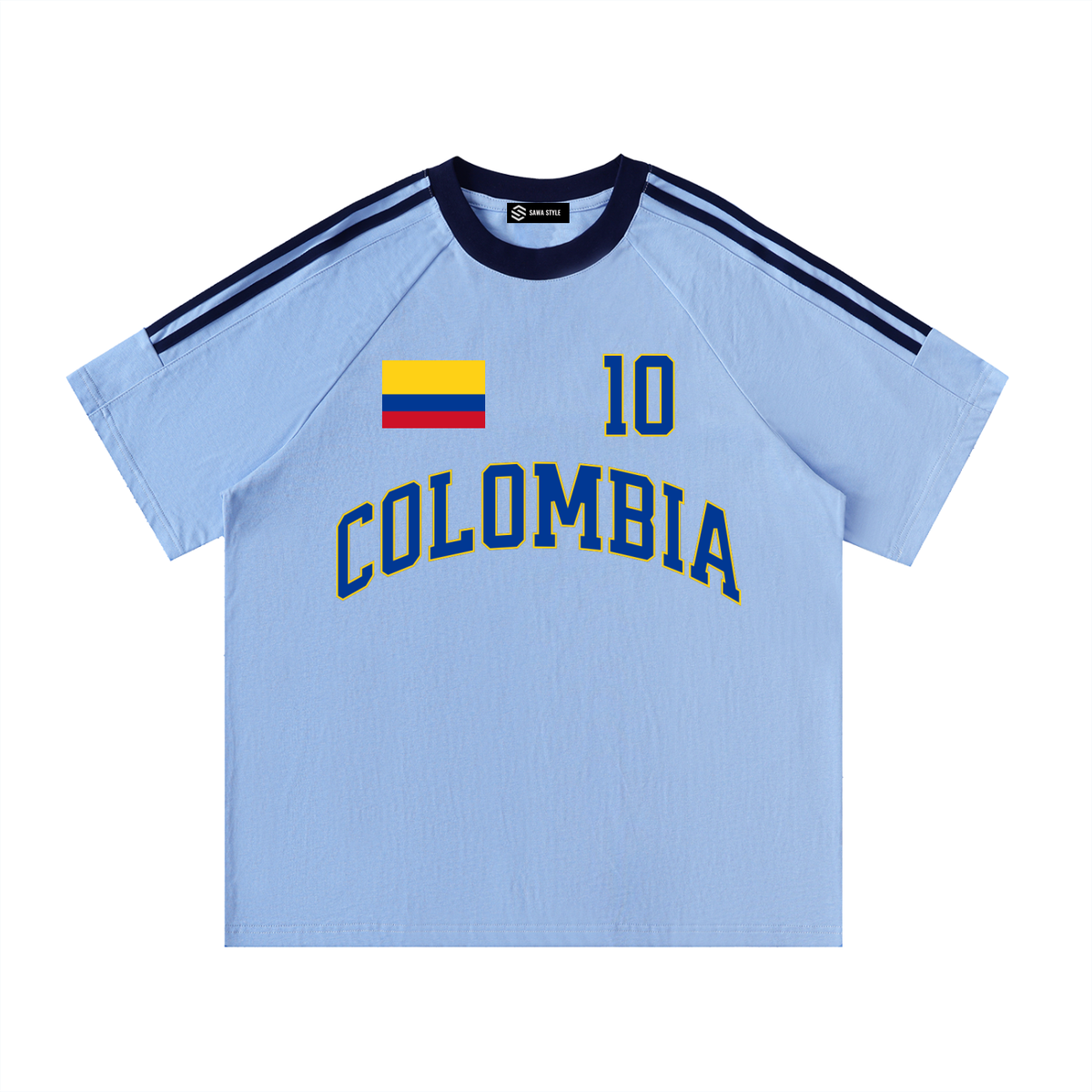 colombia Crewneck Cotton T-Shirt
