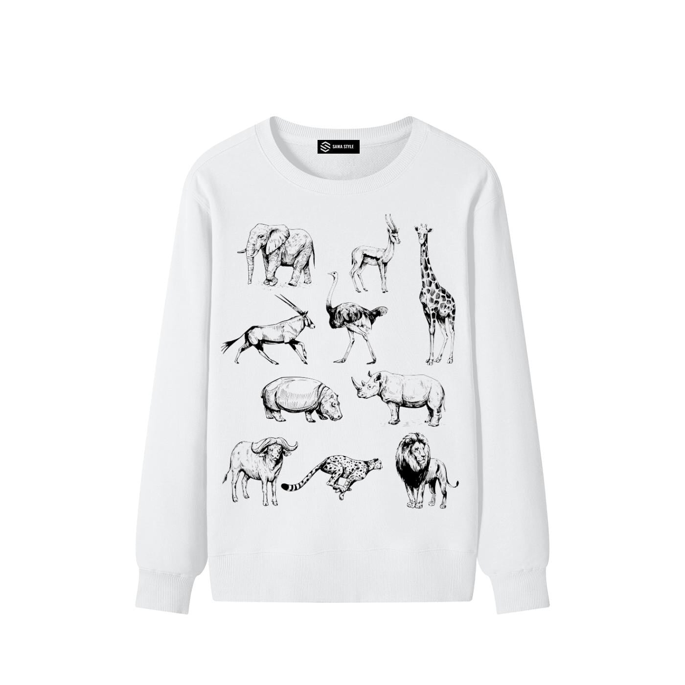 Africa Wild Animals Sweatshirt