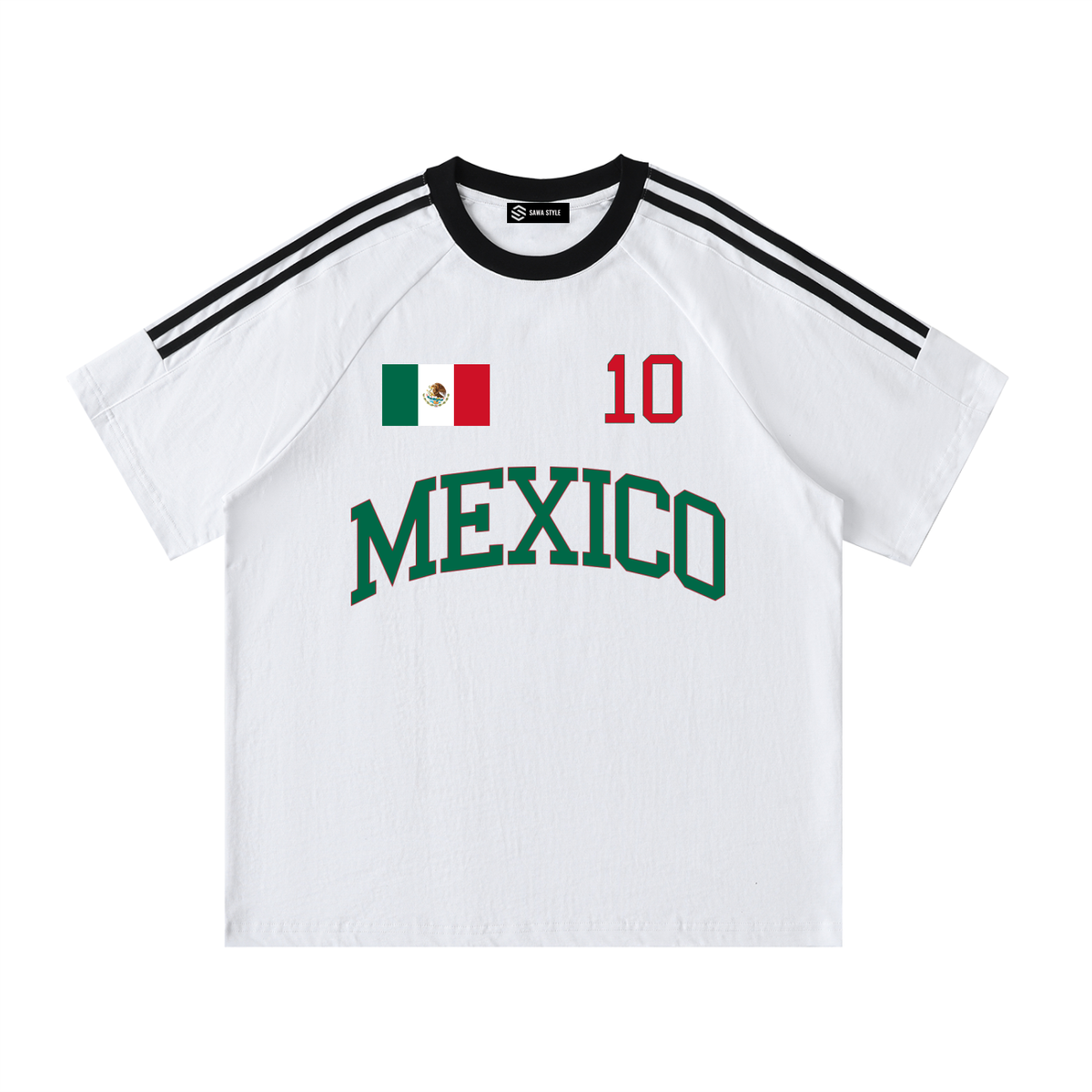 mexico Crewneck Cotton T-Shirt
