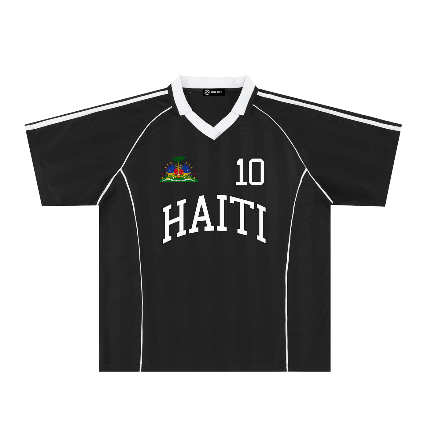 Haiti National Coat of Arms Soccer Jersey – Unisex Oversized Fit – World Cup 2026