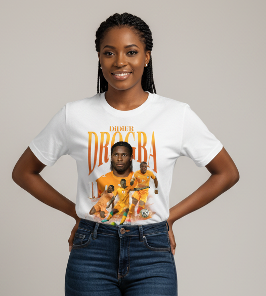 Drogba Unisex Cotton T-Shirt