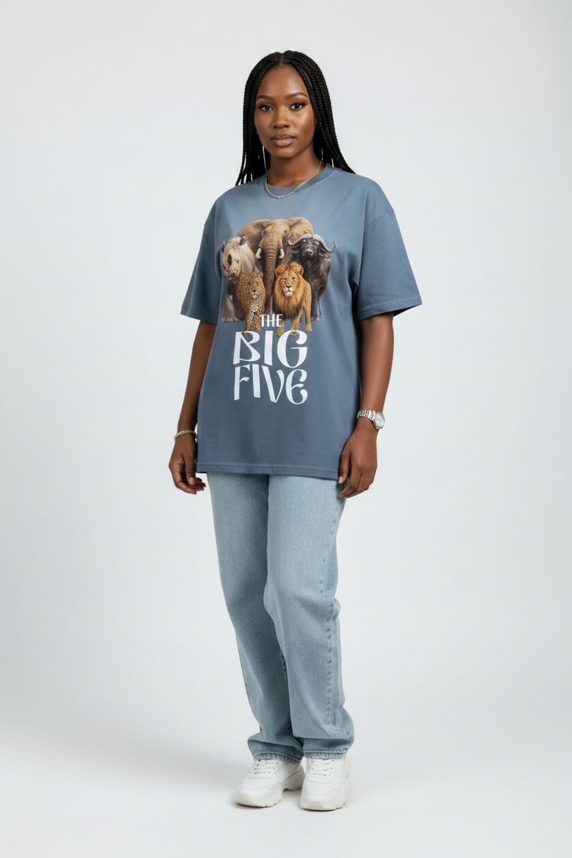 Africa Big Five Gradient T-Shirt