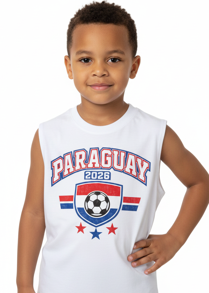 paraguay World Cup 2026 Kids' Tank Top