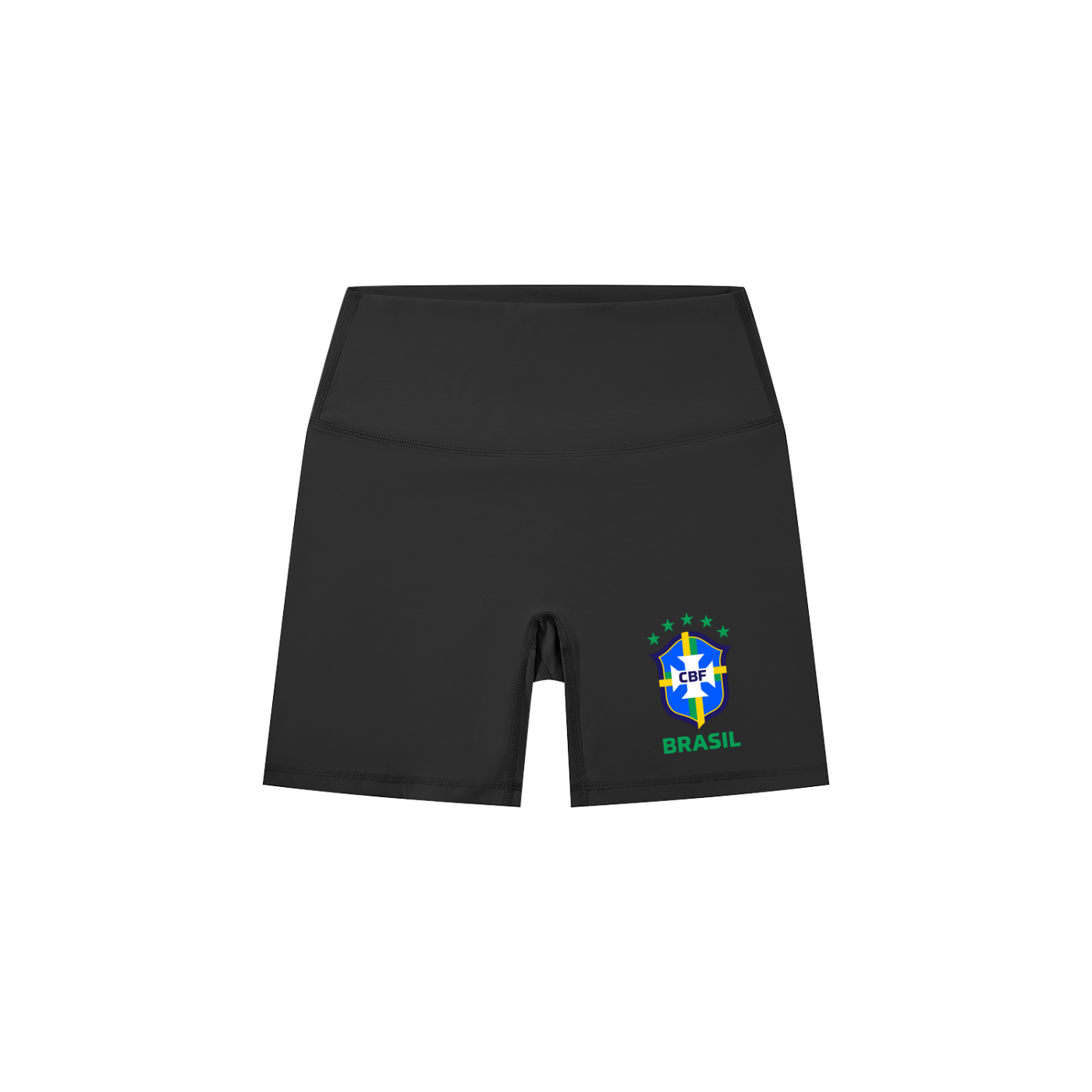 Brasil World Cup 2026 Women's High-Waisted Biker Shorts