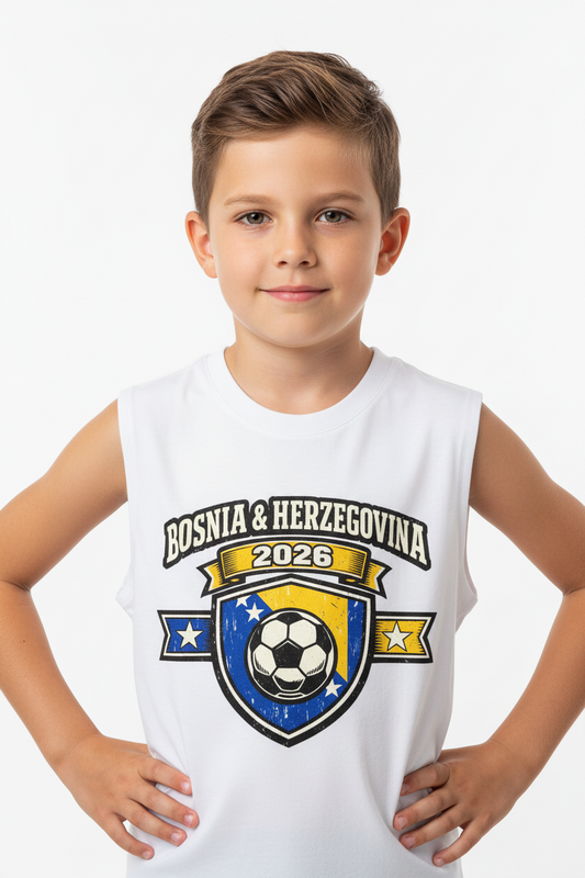 Bosnia World Cup 2026 Kids' Tank Top