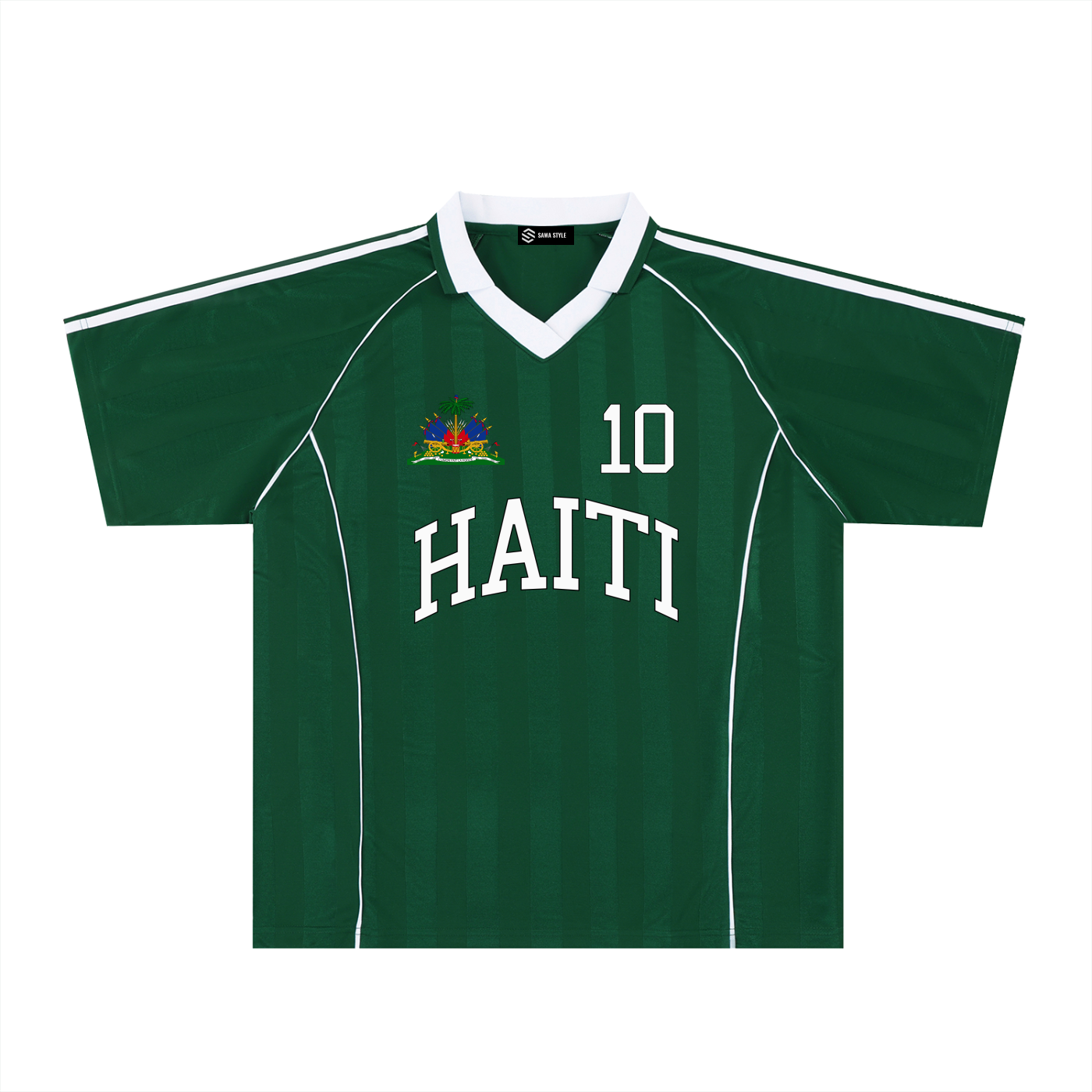 Haiti National Coat of Arms Soccer Jersey – Unisex Oversized Fit – World Cup 2026