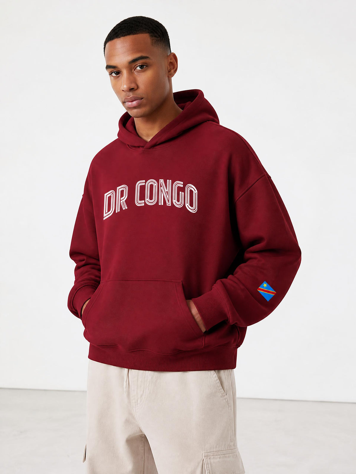 DR Congo Oversized Fleece Hoodie