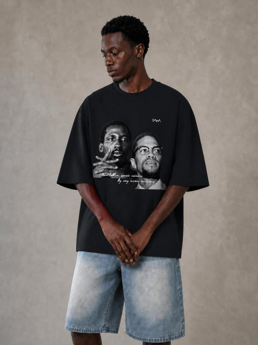 Sankara & Malcolm X Essential Cotton Tee