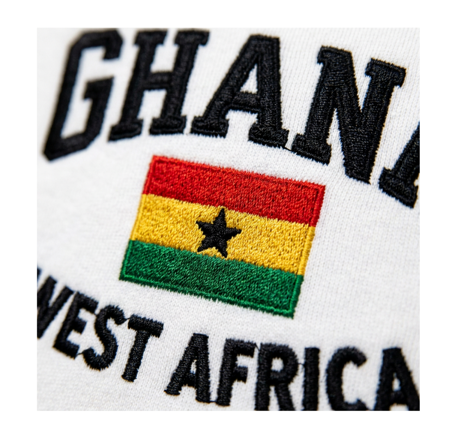 Ghana Flag Embroidered Trucker Hat