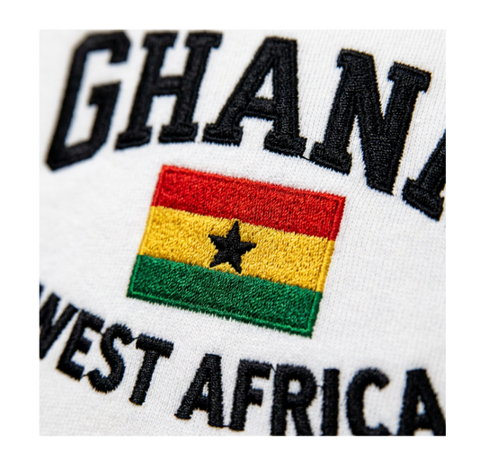 Ghana Flag Embroidered Trucker Hat
