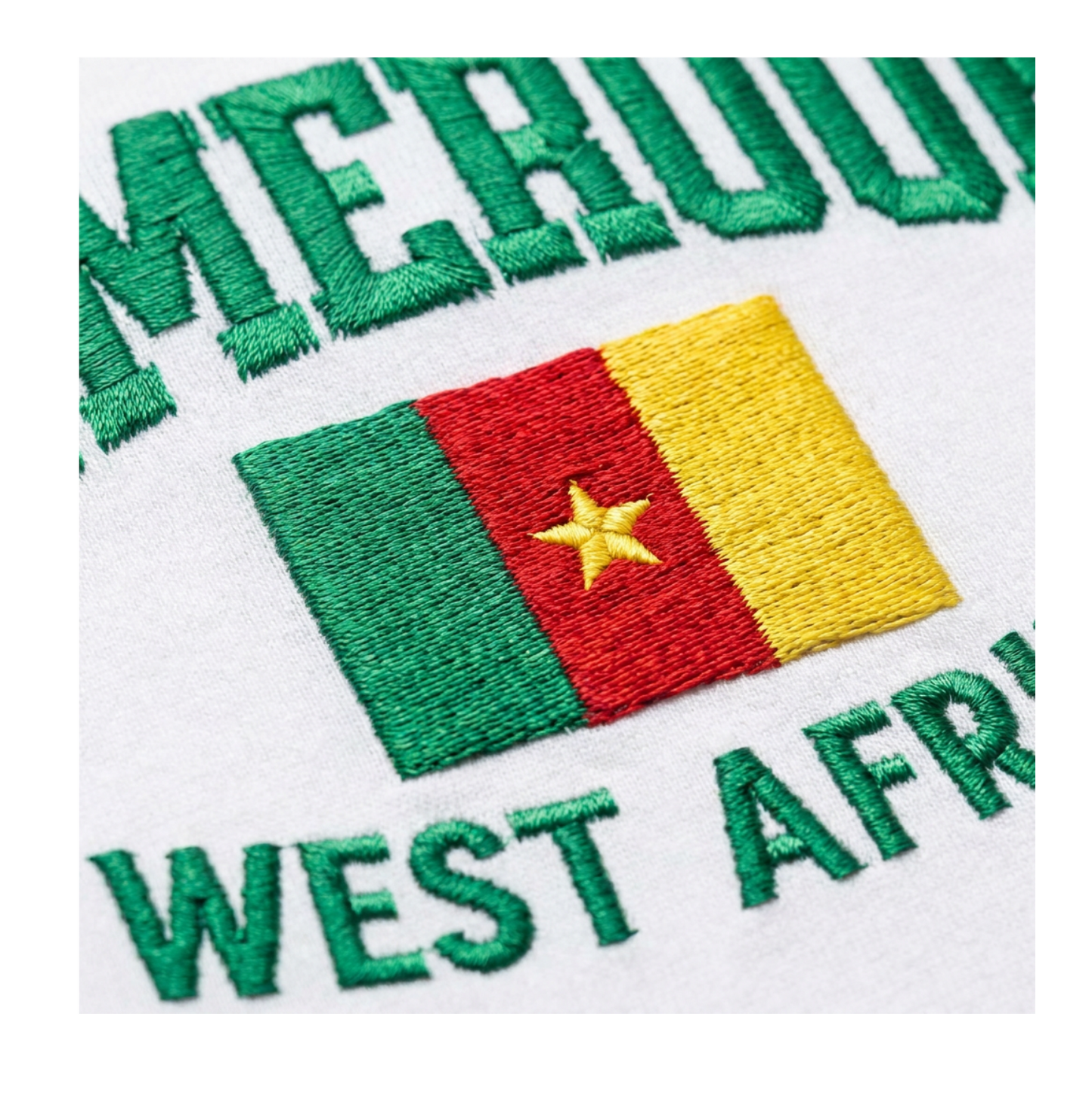 Cameroon Flag Embroidered Trucker Hat