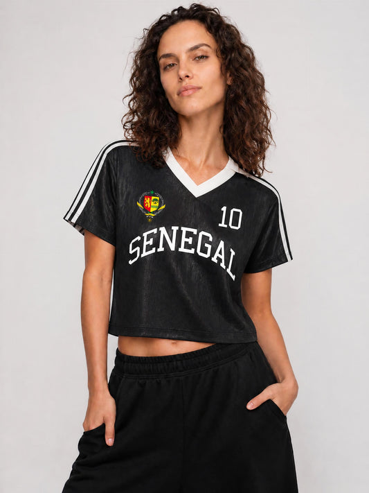 Senegal Women's Cropped Jersey