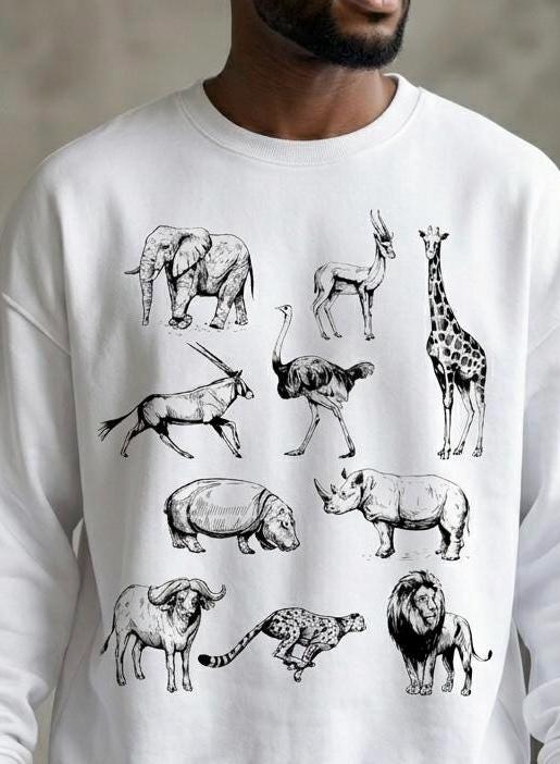 Africa Wild Animals Sweatshirt