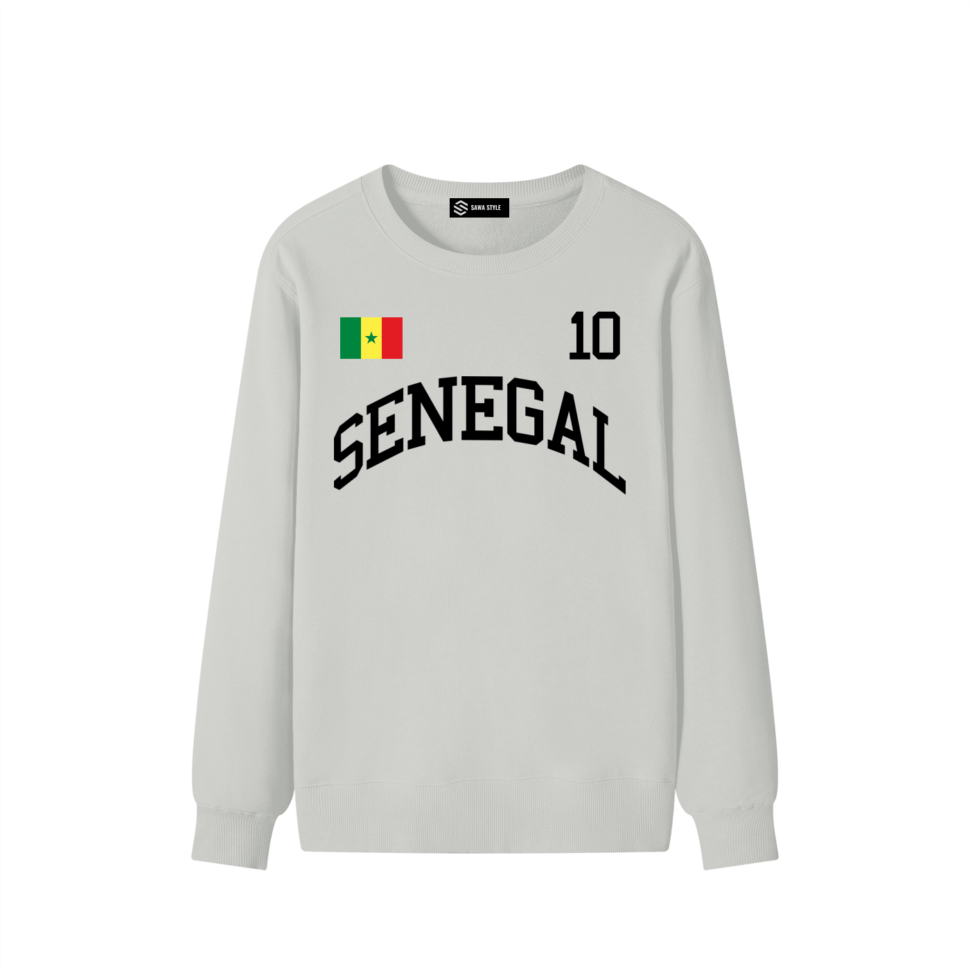 Senegal Classic Drop-Shoulder Sweatshirt – Unisex 100% Cotton