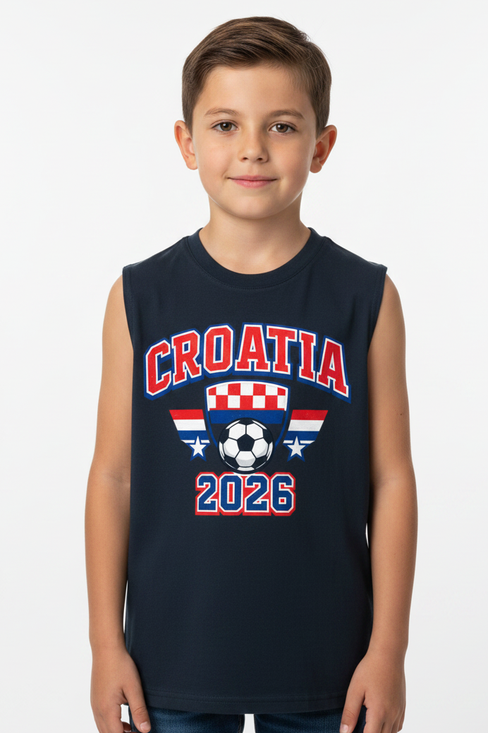 croatia World Cup 2026 Kids' Tank Top