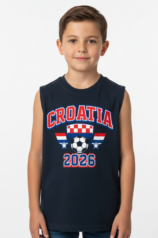 croatia World Cup 2026 Kids' Tank Top