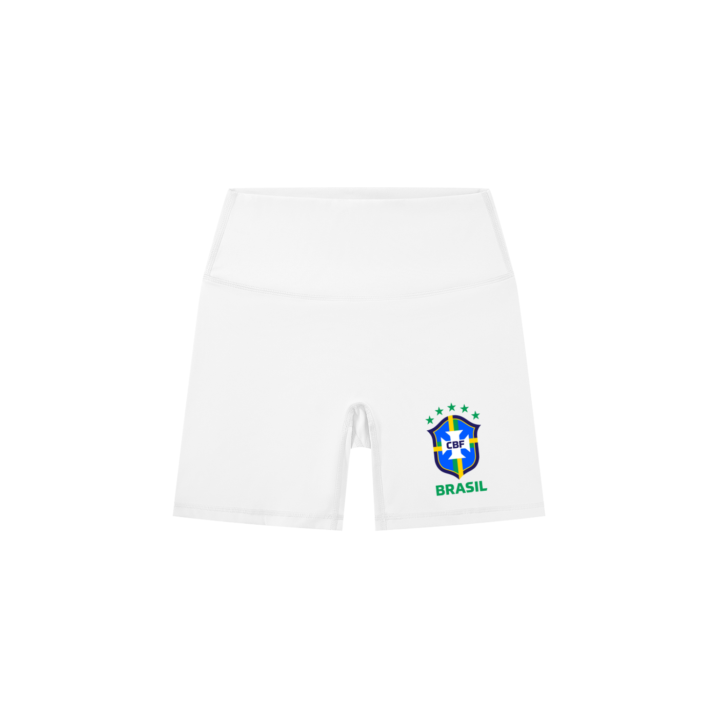 Brasil World Cup 2026 Women's High-Waisted Biker Shorts