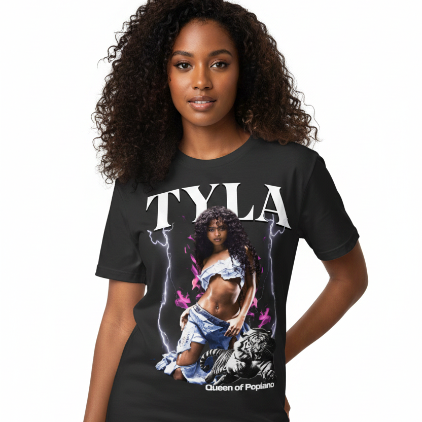 Tyla T-Shirt – Queen of Amapiano | South African Music Fan Unisex Tee